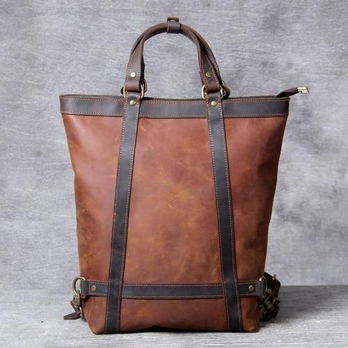 The Icarus | Handmade Vintage Leather Backpack-Shangri-La Fashion