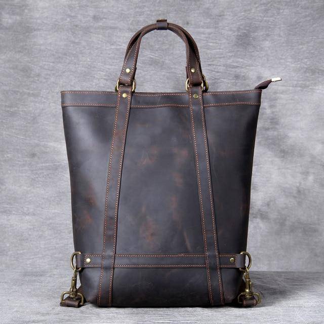 The Icarus | Handmade Vintage Leather Backpack-Shangri-La Fashion