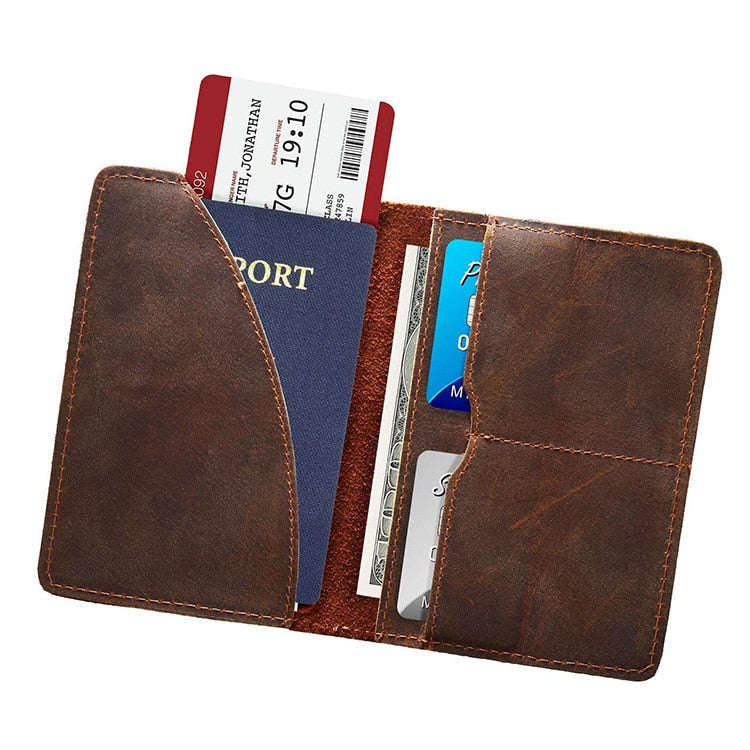 Priam Handmade Leather Passport Cover-4