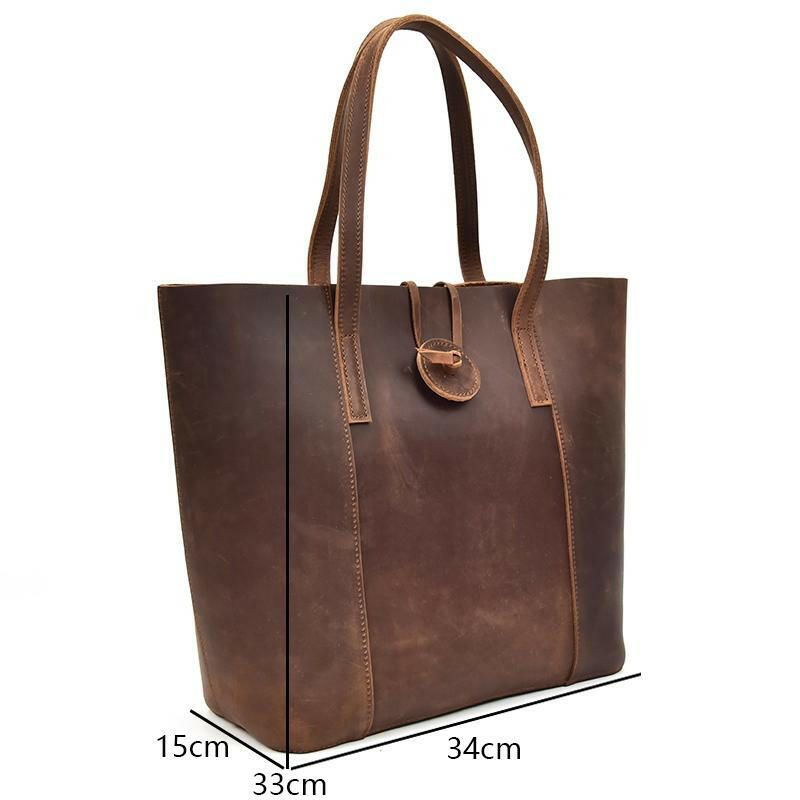 The Taavi Tote | Handcrafted Leather Tote Bag-1
