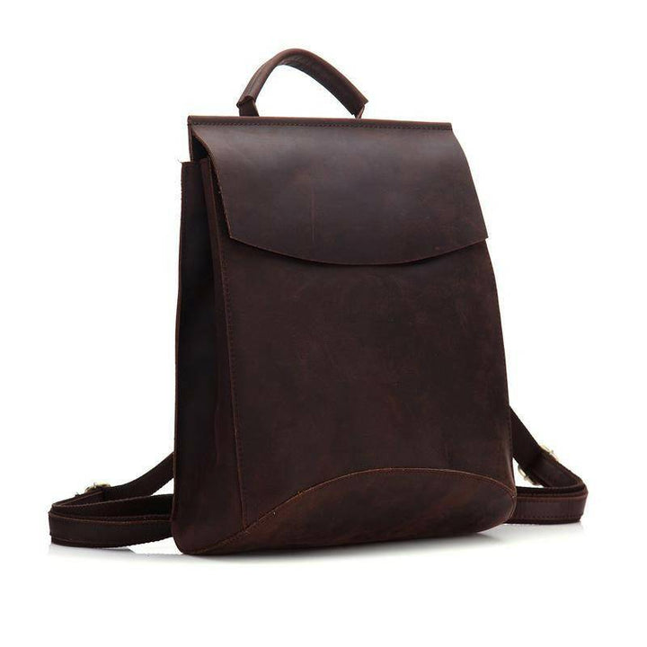 The Gyda Backpack | Vintage Leather Travel Backpack-Shangri-La Fashion