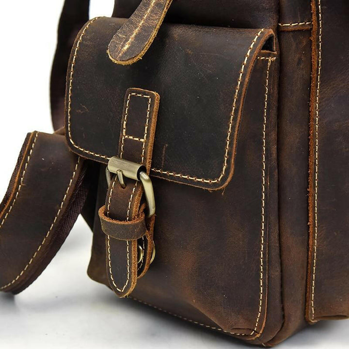 The Freja Backpack | Handcrafted Leather Backpack-7