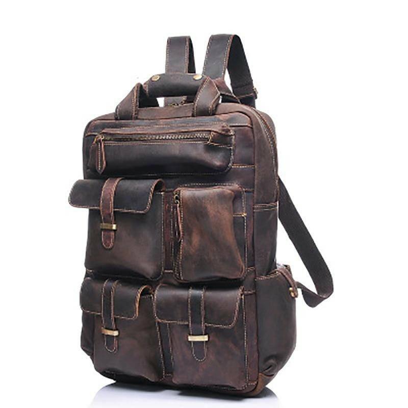 The Shelby Backpack | Handmade Genuine Leather Backpack-1