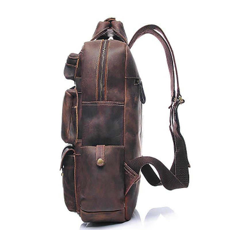 The Shelby Backpack | Handmade Genuine Leather Backpack-5