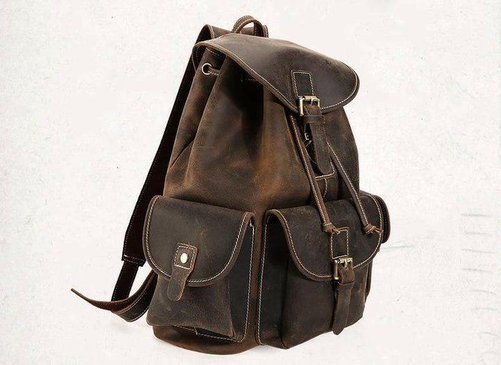 The Thorsen Backpack | Small Handmade Genuine Leather Backpack-13