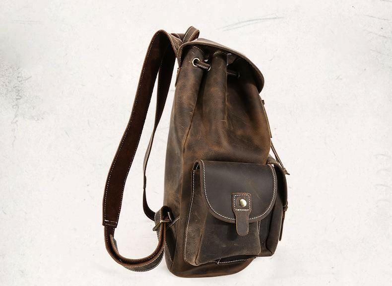 The Thorsen Backpack | Small Handmade Genuine Leather Backpack-6