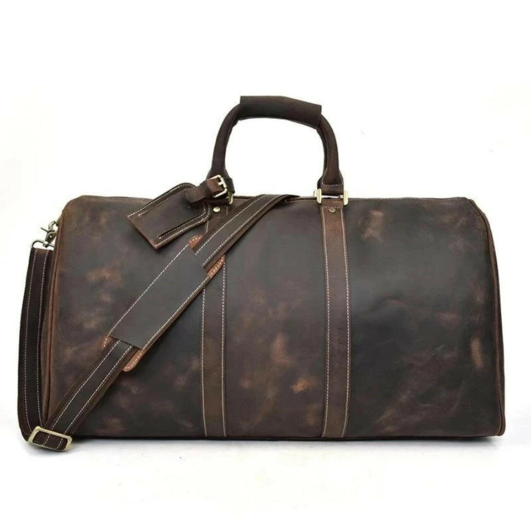 The Bjarke Weekender | Handcrafted Leather Duffle Bag-1