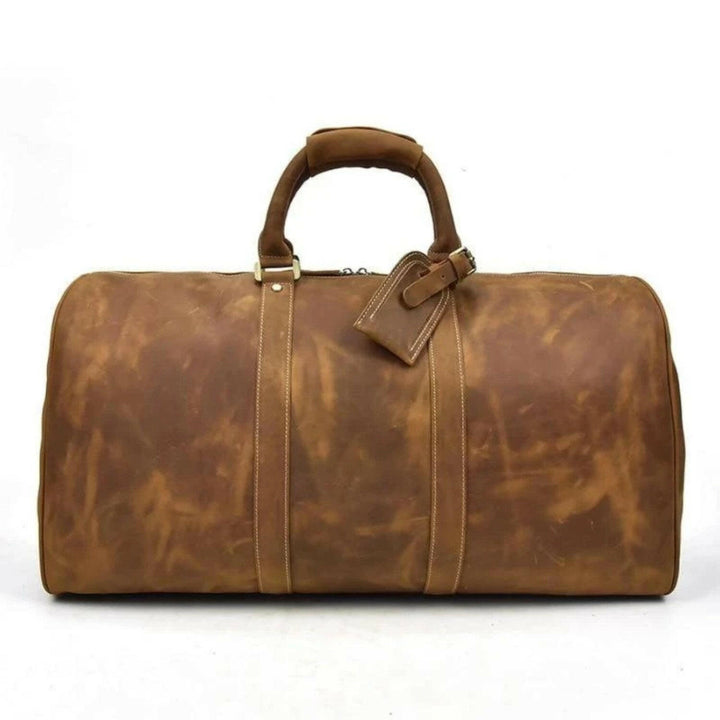 The Bjarke Weekender | Handcrafted Leather Duffle Bag-0
