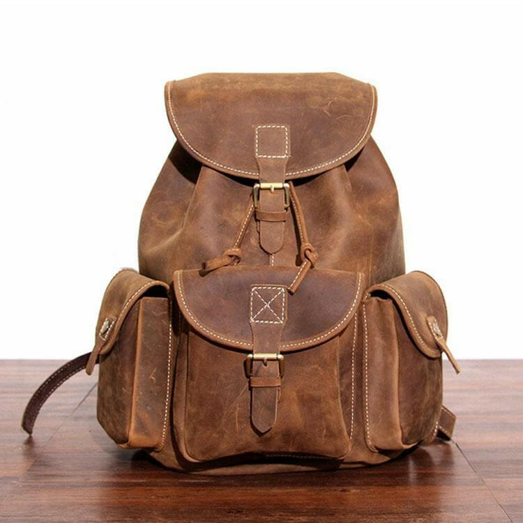 The Asmund Backpack | Genuine Leather Rucksack-5