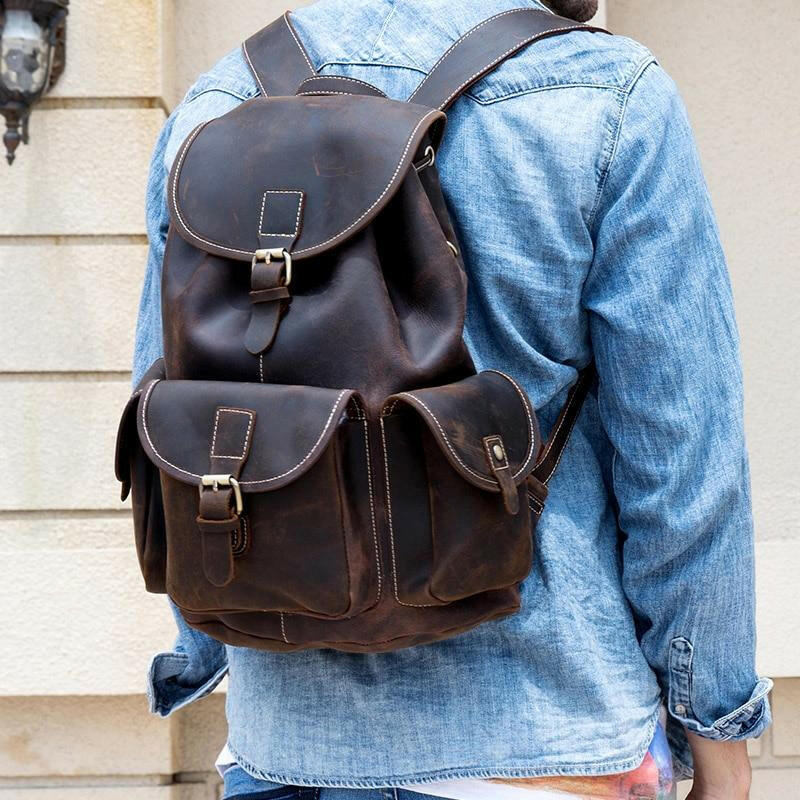 The Asmund Backpack | Genuine Leather Rucksack-2