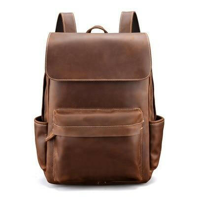 The Helka Backpack | Genuine Vintage Leather Backpack-2