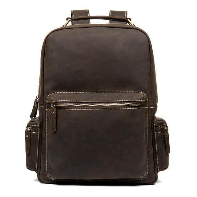 The Langley Backpack | Genuine Vintage Leather Backpack-1