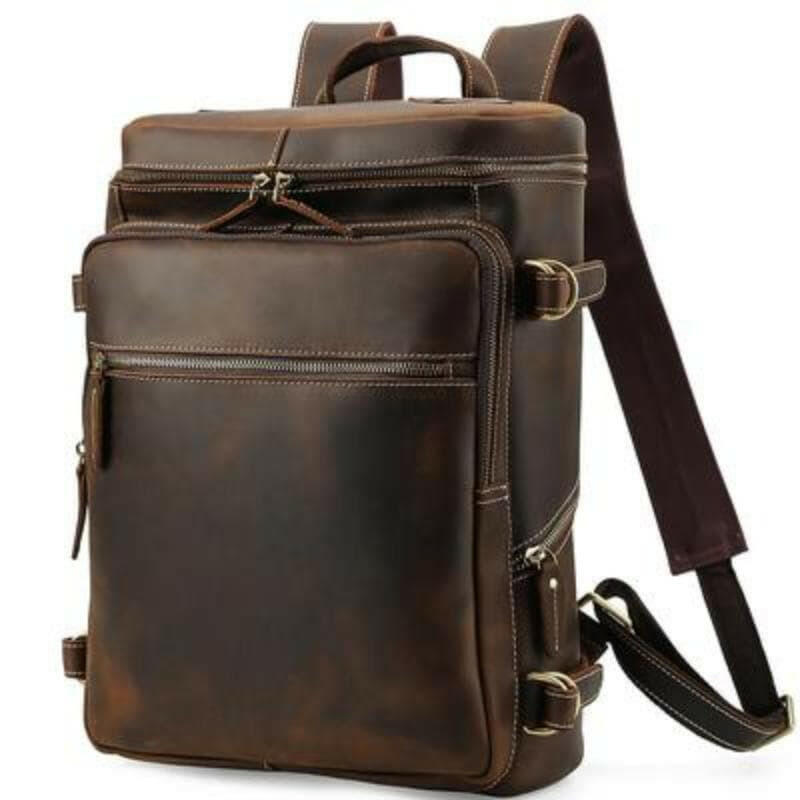 The Raoul Backpack | Handmade Vintage Leather Backpack-1