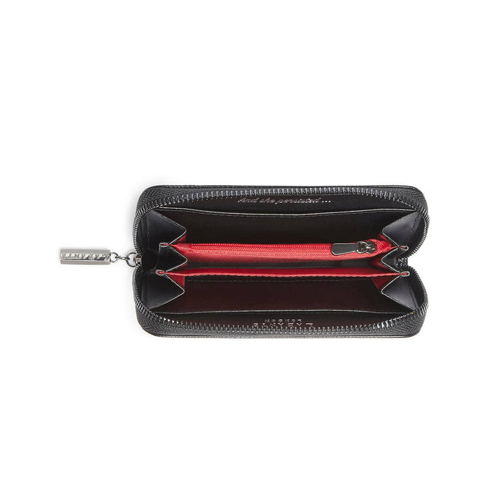 Ellen Black Zip Around Wallet-Shangri-La Fashion