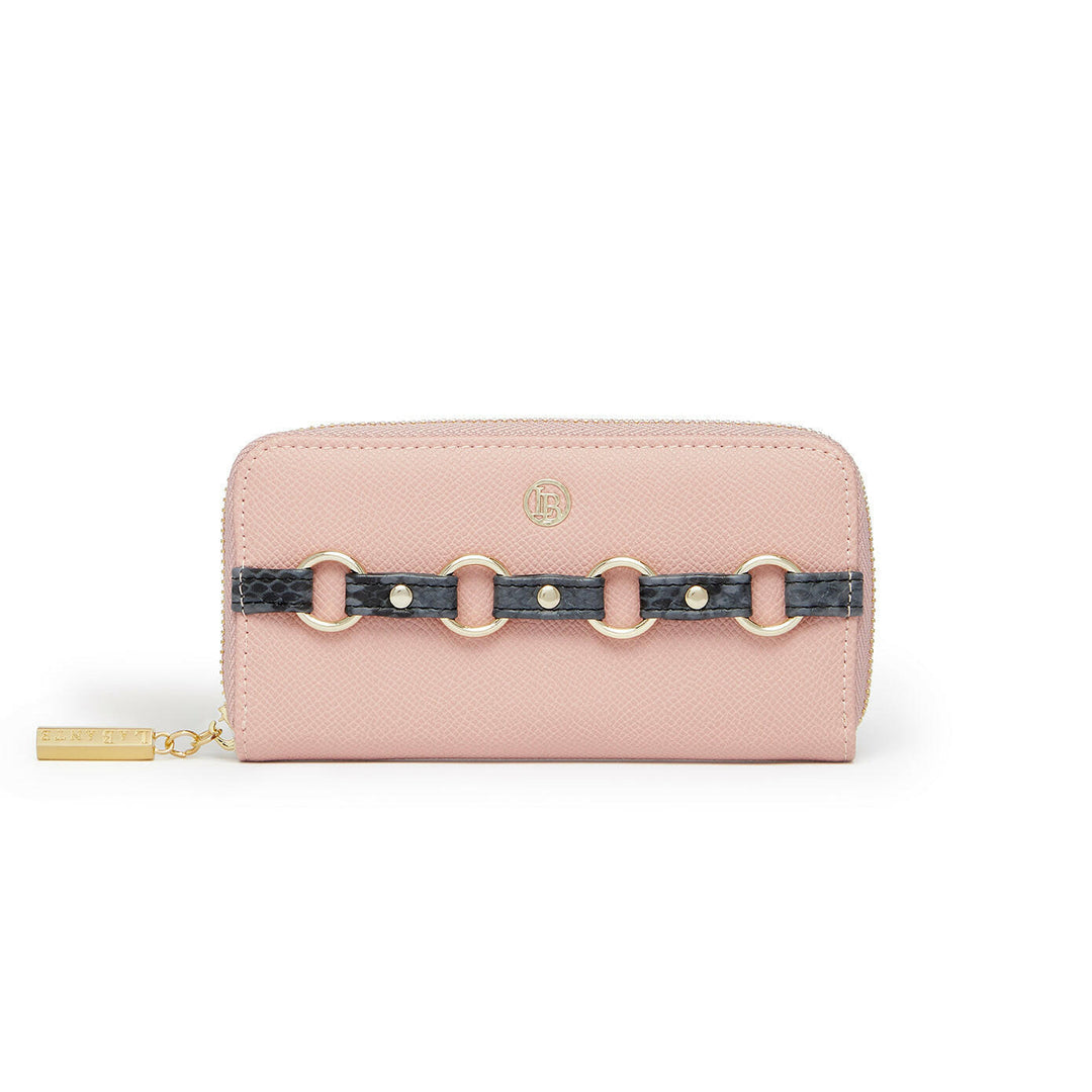 Ellen Pink Zip Around Wallet-0