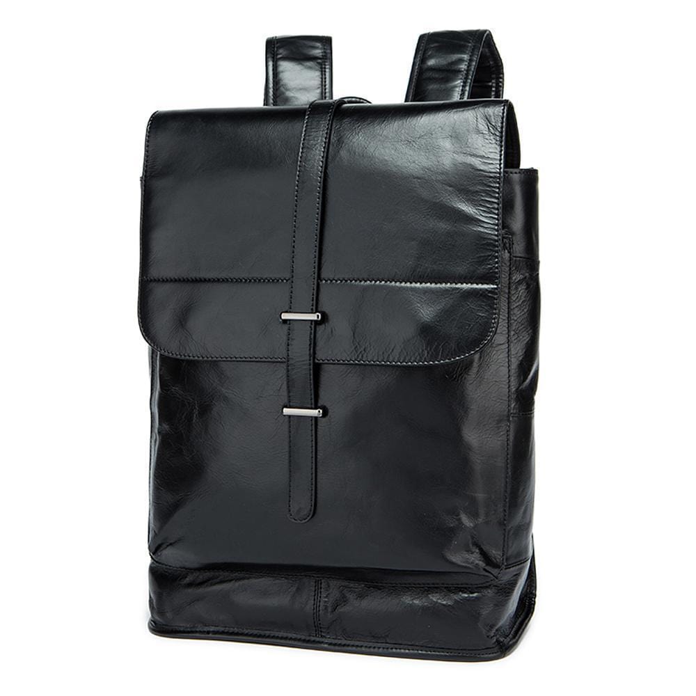 Rossie Viren  Classic  Leather Backpack  Laptop Travel Rucksack-Shangri-La Fashion