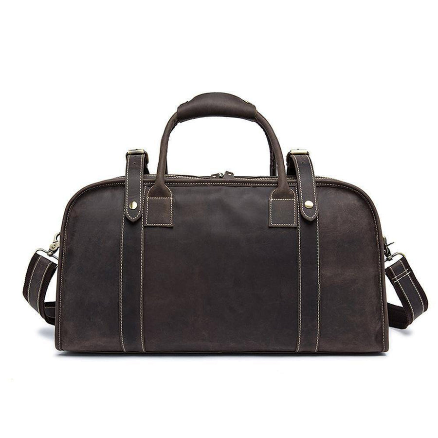 Rossie Viren  Men's  Large Capacity Leather Travel Bag-0