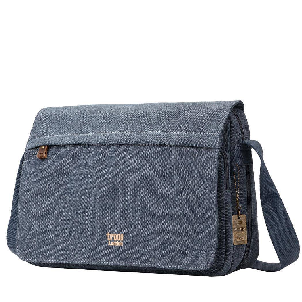 TRP0241 Troop London Classic Canvas Messenger Bag