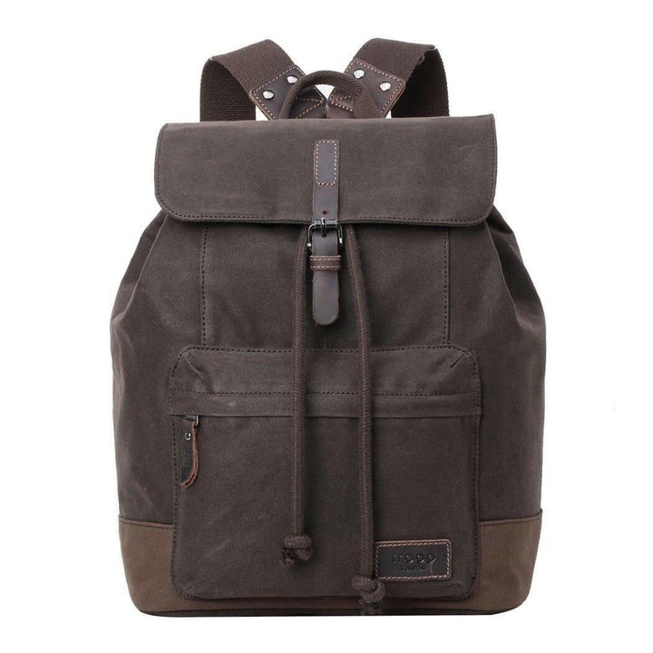 TRP0442 Troop London Heritage Canvas Laptop Backpack, Smart Casual Daypack, Tablet Friendly Backpack-5