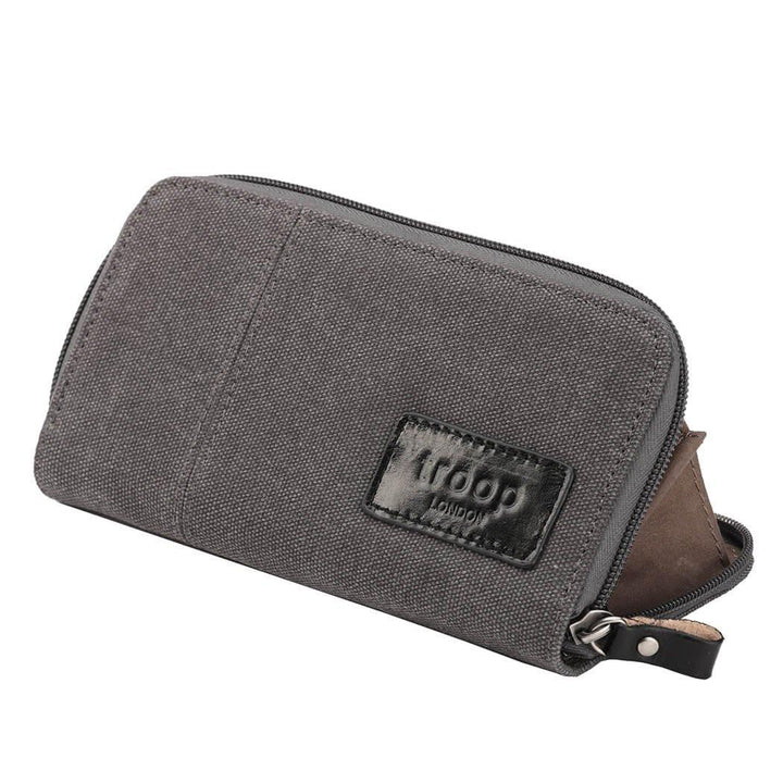 TRP0501 Troop London Accessories Canvas Zip Around Wallet Purse