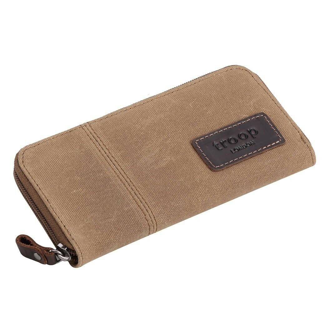 TRP0501 Troop London Accessories Canvas Zip Around Wallet Purse-6